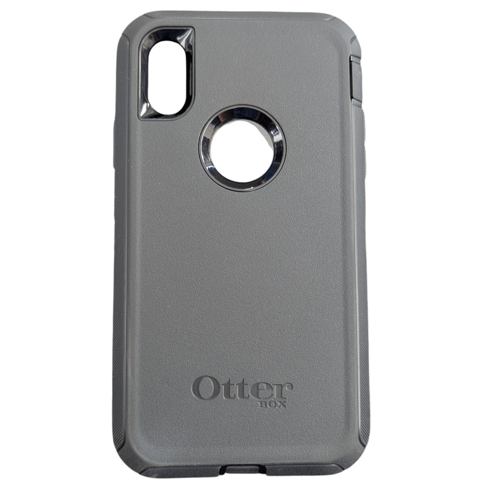 F8-1. OtterBox‎ Defender Series Case For iPhone Xr (2018 6.1") -Black No-Holster
